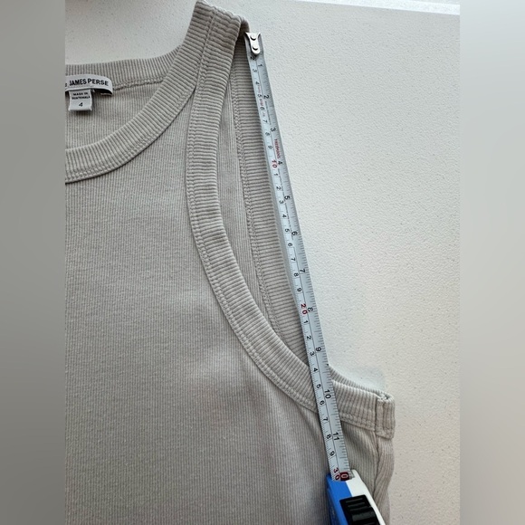 James Perse Cutaway Ribbed Tank Size 4 - Picture 4 of 8